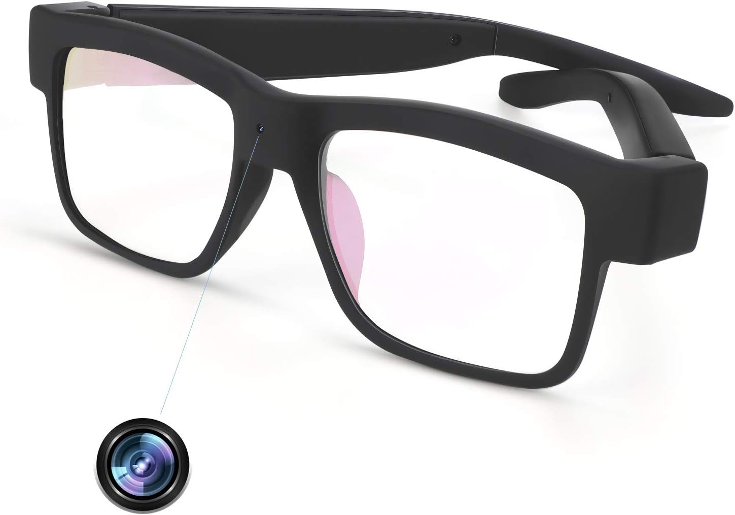 Camera Glasses 1080P SVWSUN Video Glasses Wearable Camera Use for Indoor and Outdoor (Included 32G SD Card)