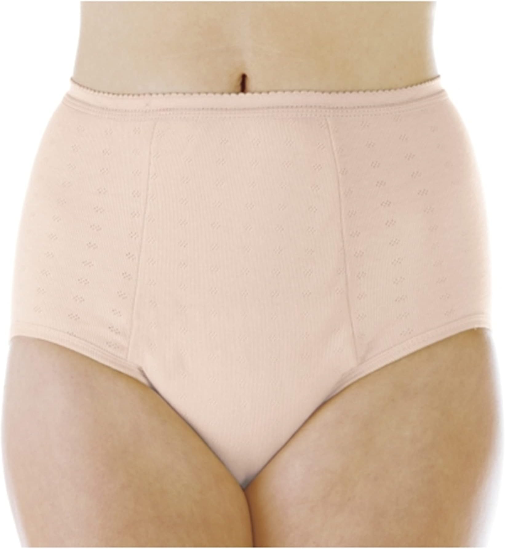 1-Pack Women's Beige Super Absorbency Incontinence Panties 1X (Fits Hip 43-44")