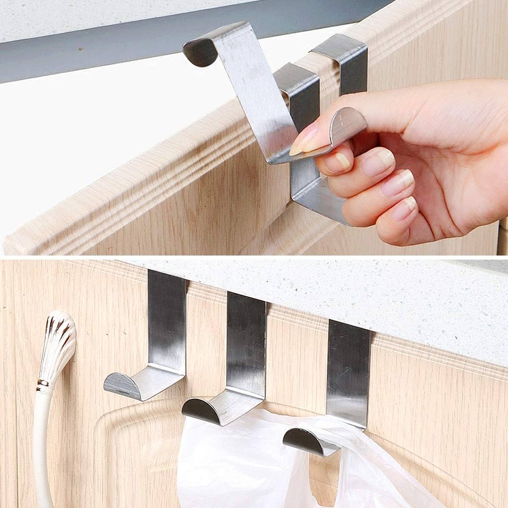 日本未入荷!  ドアフック【シルバー②】 Amazon | ドアフック 7個セット Z型 ドアハンガー ステンレス製