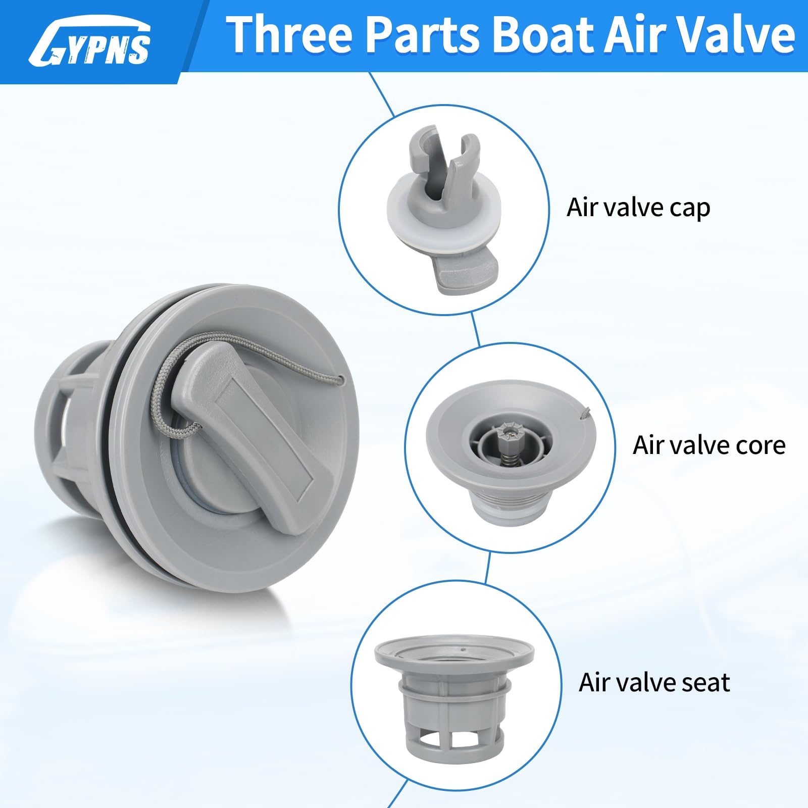 Tobin Sports Inflatable Boat Parts Inflatable Boat Valve Gasket, Air ...