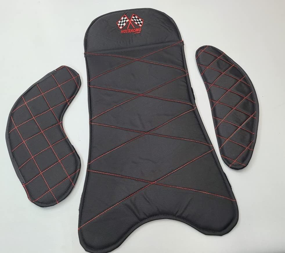 Go Kart-Flat Track-Dirt Racing - Almohadillas de asiento para adultos, diseño rojo