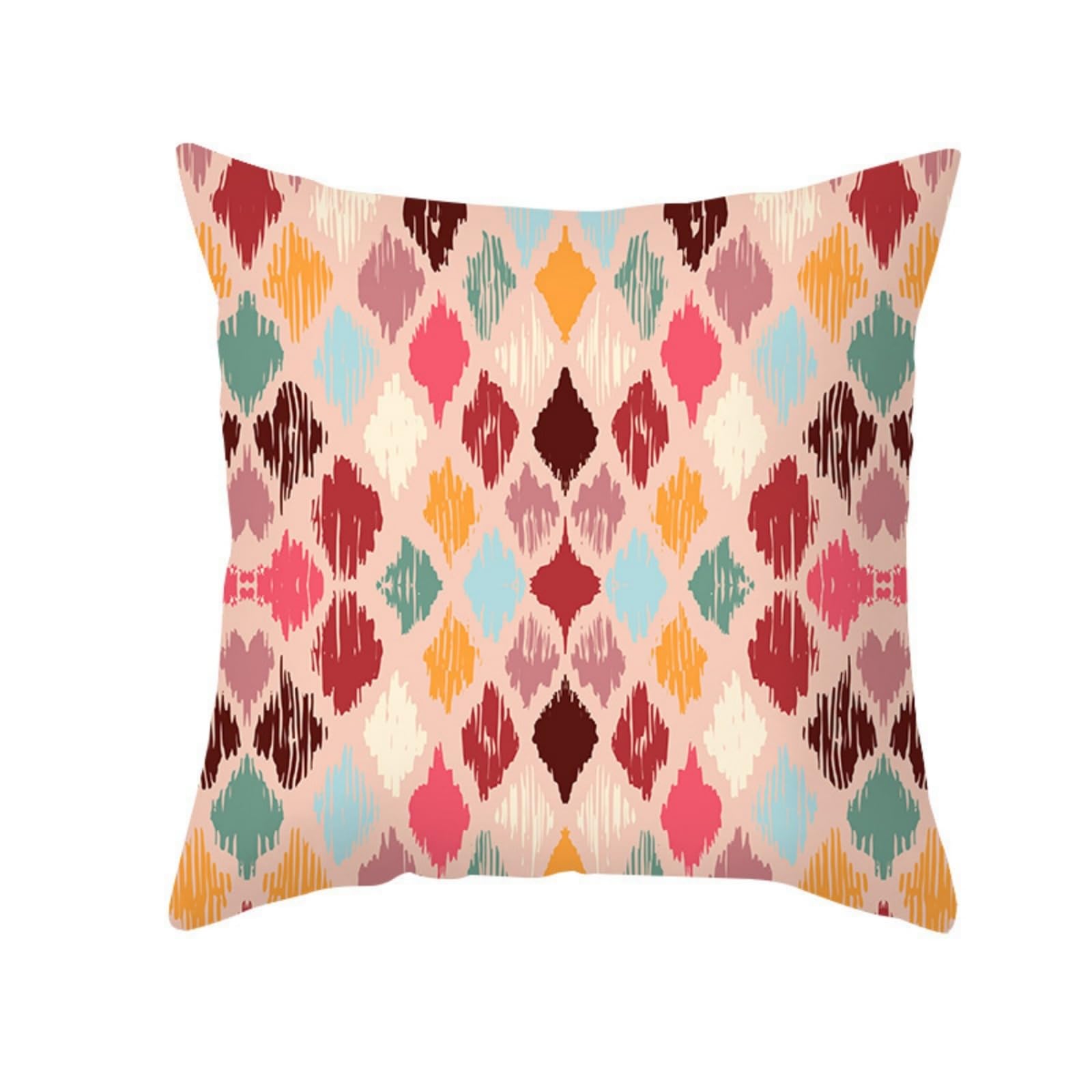 wxlmom Cushion Covers 40cm x 40cm Reddish Brown Pillowcase Invisible Zipper