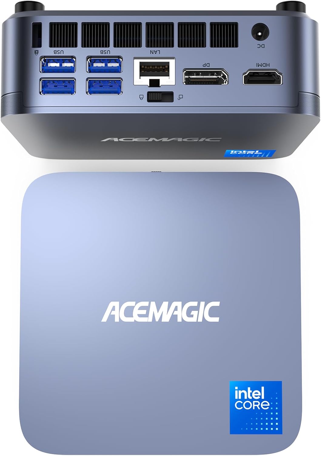 ACEMAGIC M5 Mini PC, Intel i5-14500HX (14C(6P+8E)/20T, bis zu 4.9Ghz),32GB DDR4 1TB NVME SSD Mini Computer mit Windows 11 Pro | WiFi 6 | 4K UHD | Type-C | 24MB L3 | 55W TDP