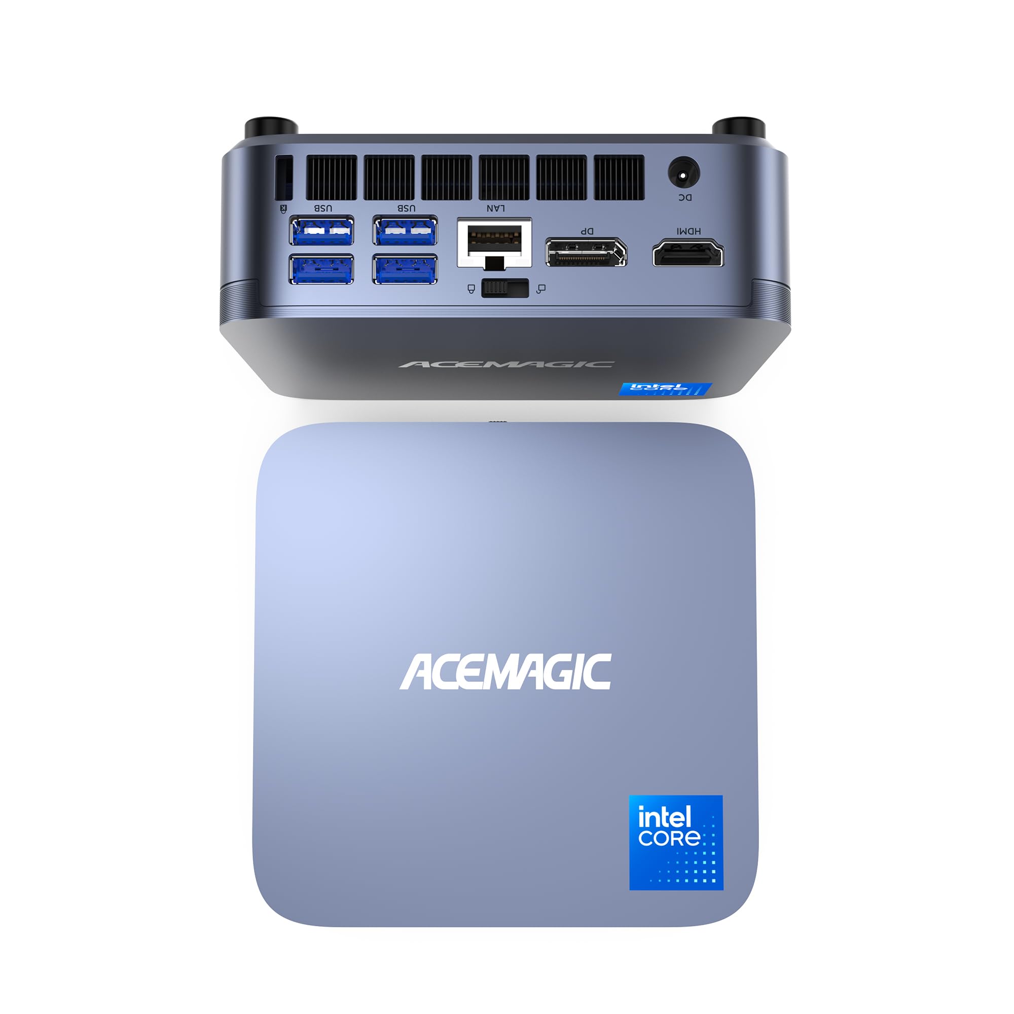 ACEMAGIC M5 Mini PC, Intel i5-14500HX (14C(6P+8E)/20T, bis zu 4.9Ghz),32GB DDR4 1TB NVME SSD Mini Computer mit Windows 11 Pro | WiFi 6 | 4K UHD | Type-C | 24MB L3 | 55W TDP