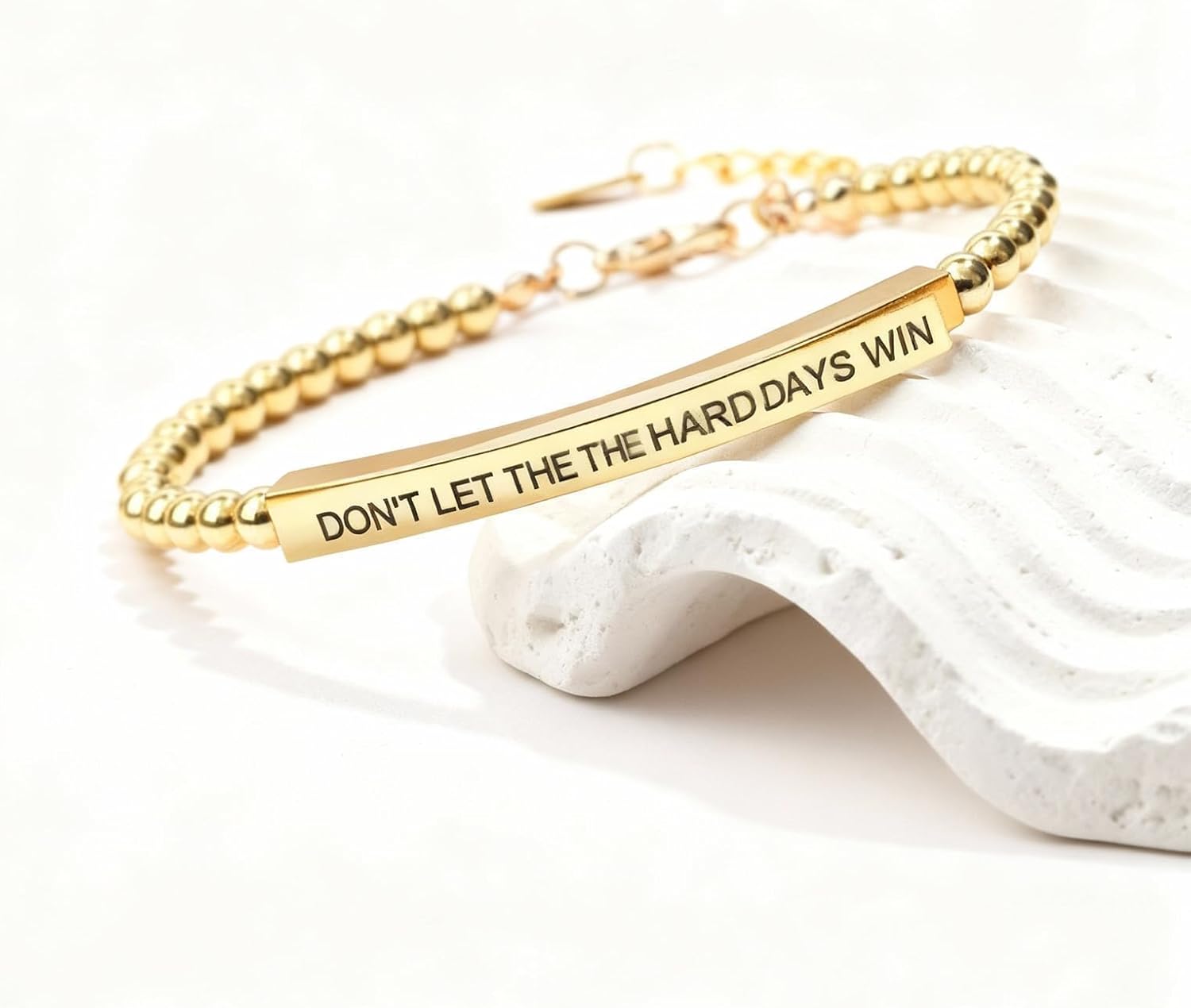 Dont Let the Hard Days Win Bracelet Remember Who the F You Are Bracelet Inspirational Bracelets Encouragement Inspirational Gifts for Women Trendy - Image 4