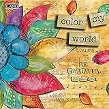 Lang 2017 Color My World Mini Wall Calendar, 7 x 14 inches (17991079239)