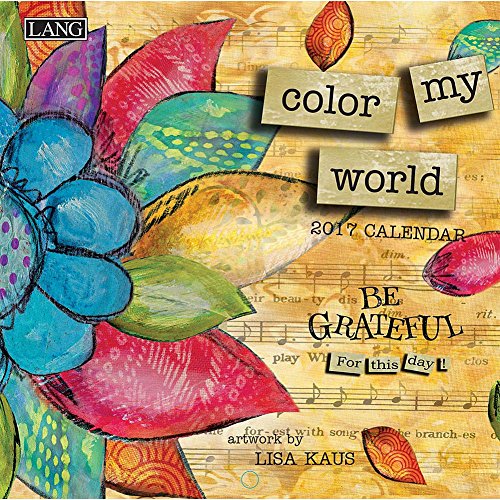 Lang 2017 Color My World Mini Wall Calendar, 7 x 14 inches (17991079239)