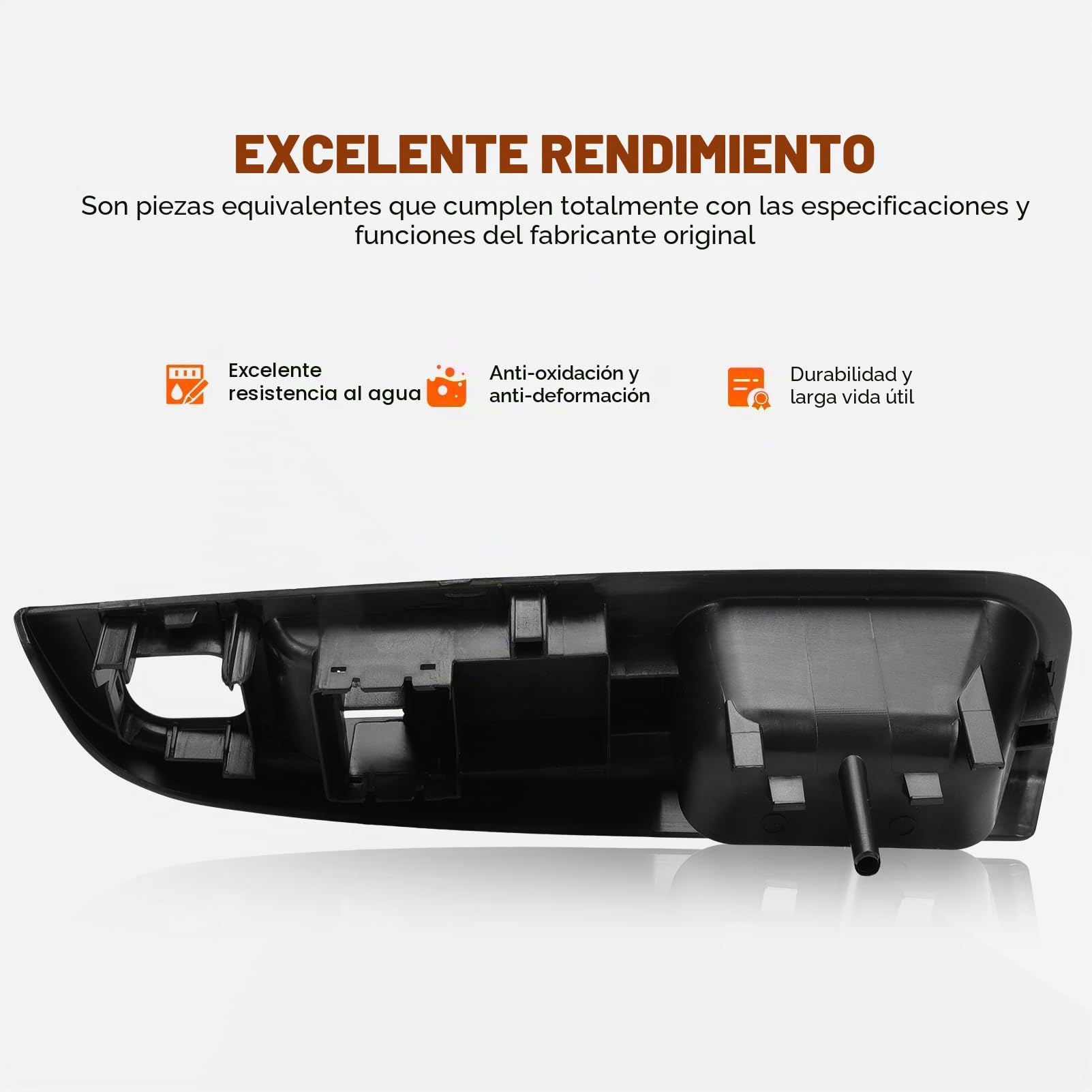 Manija Interior Puerta Izquierdos Para Golf 5 Variant 1K3868049C75R | Tirador Interior Coche Gris Antracita;1K3-868-049-C-75R