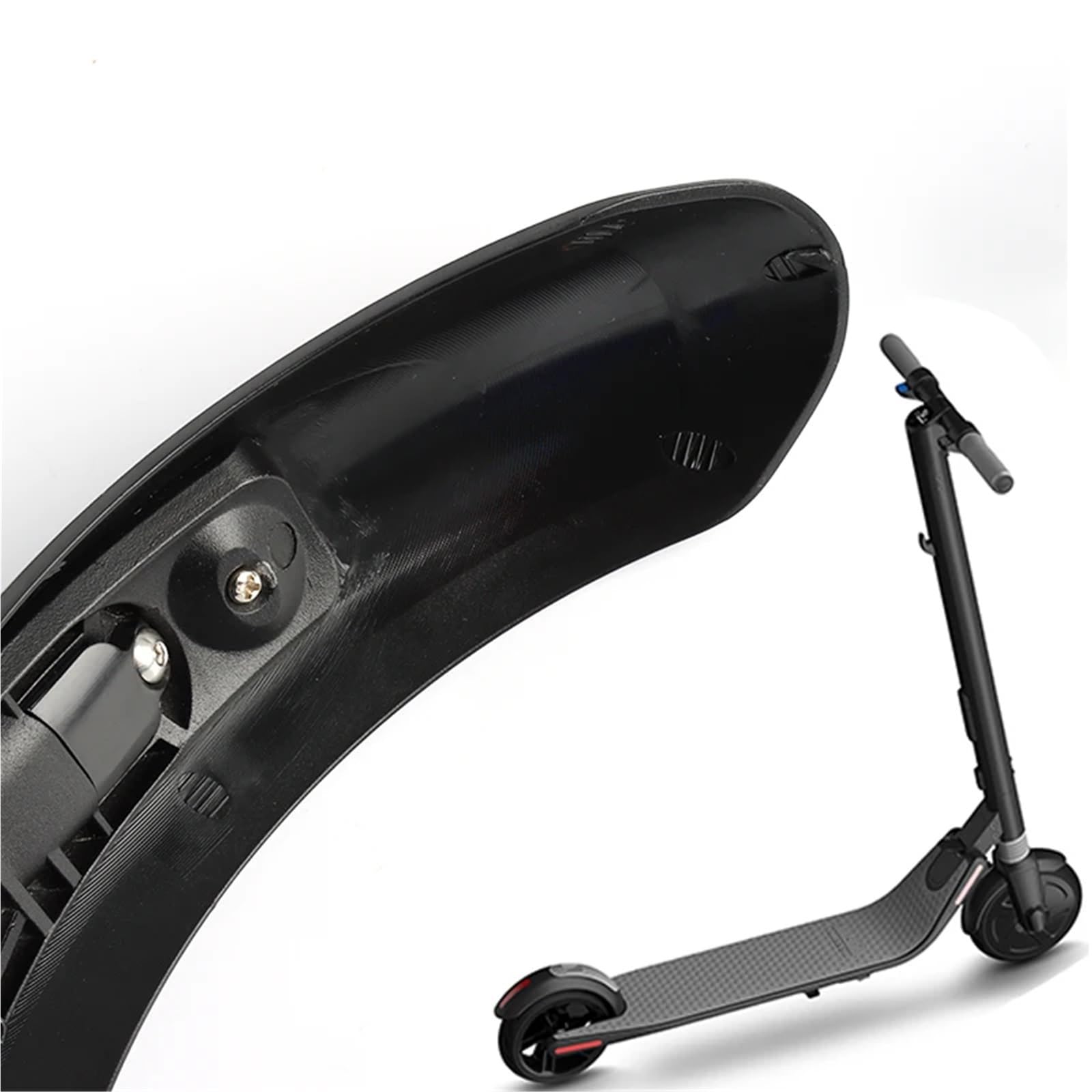 Garde Boue Trottinette Electrique Ensemble de Garde-Boue arrière for Scooter électrique Pièces de Roue de Garde-Boue en métal(1 Set Rear Fender)