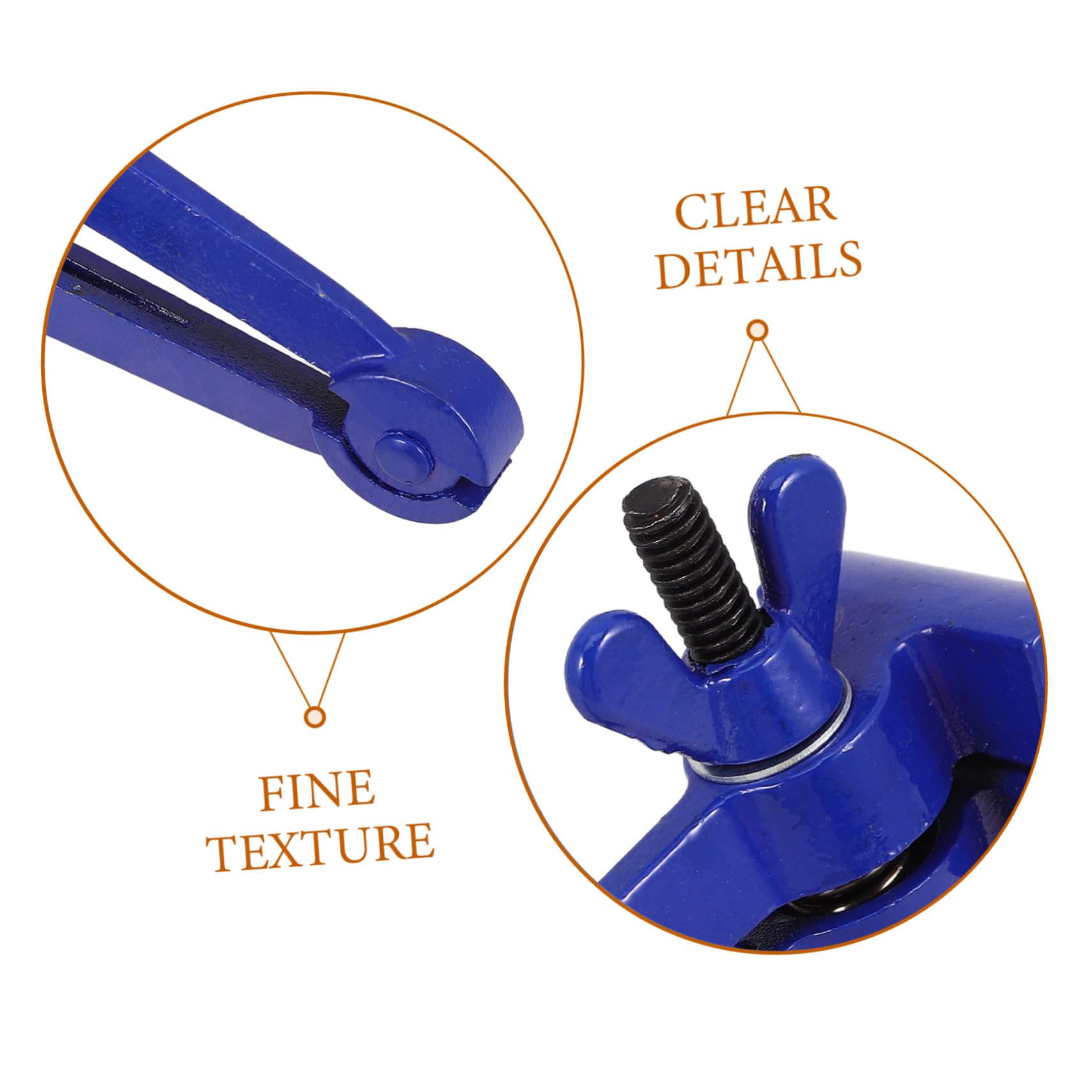 Pinza per Saldatura in Acciaio Sferoidale Presa Antiscivolo, Tenaglia Manuale Fissa da 50mm per Operazioni Facili e Precisione in Officina