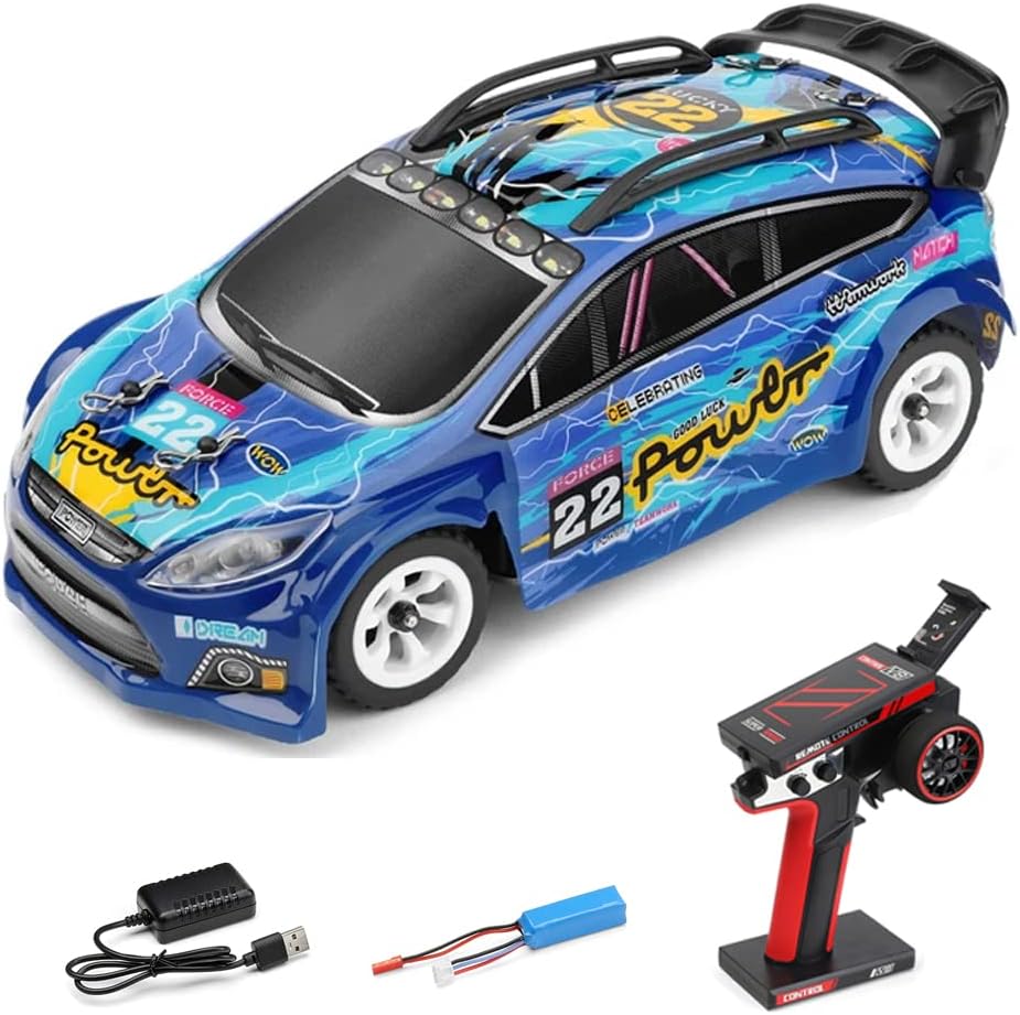 WLtoys 284010 RC Cars, 1:28 Scale Remote Control Car, 4WD 30KM/H High Speed RC Drift Car for Adults