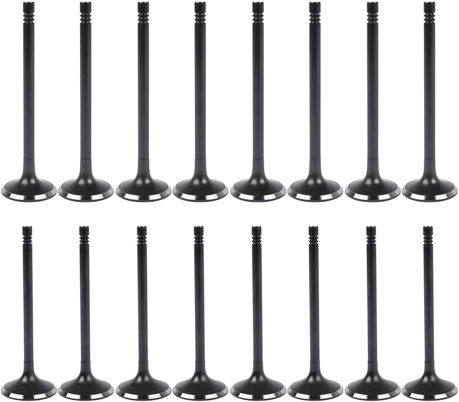 16PCS Intake Air-Out Engine Valves Replacement for Chevy Cobalt HHR Malibu Cavalier Pontiac G5 G6 Solstice Grand Am Sunfire Saturn Sky Ion Vue L200 Olds Alero 2.0L 2.2L 2.4L 12615936 12622329
