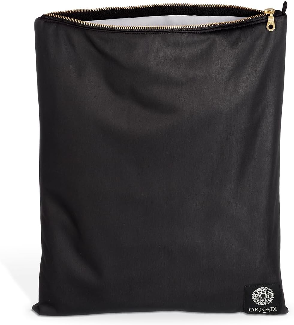Wet Gym Clothes Bag Waterproof Antimicrobial Sack Inhibits Bacteria & Odor from Dirty Laundry, Swimsuits, Sweaty Shoes for Smell Proof Travel 14 X 17.5 Made in USA, Blac, S, Stellar