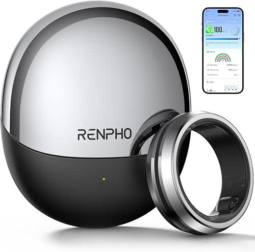 RENPHO Lynx Smart Ring-All Day Sleep & Activity Tracking, Includes