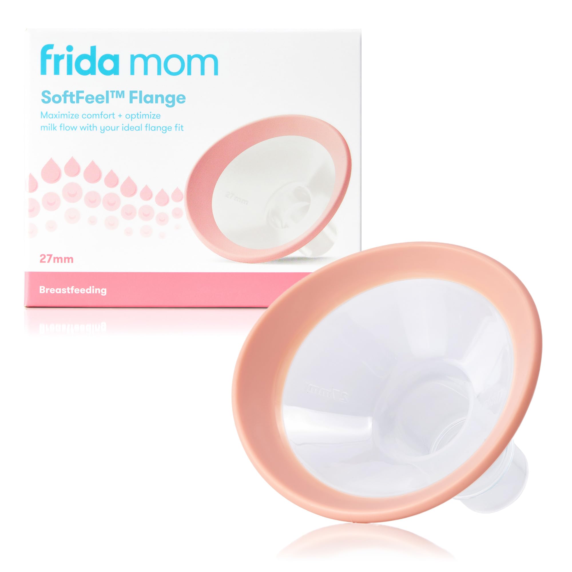 Amazon.com : Frida Mom Breast Pump Flange Insert 27mm, Silicone