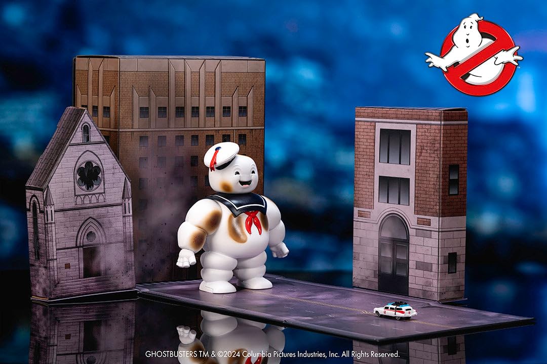 Jada Toys - Ghostbusters 6" Stay-Puff + Nano Ecto-1