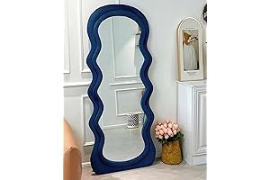 Wavy Full-Length Floor Mirror: Elevate Your Home Décor with an Artistic Touch