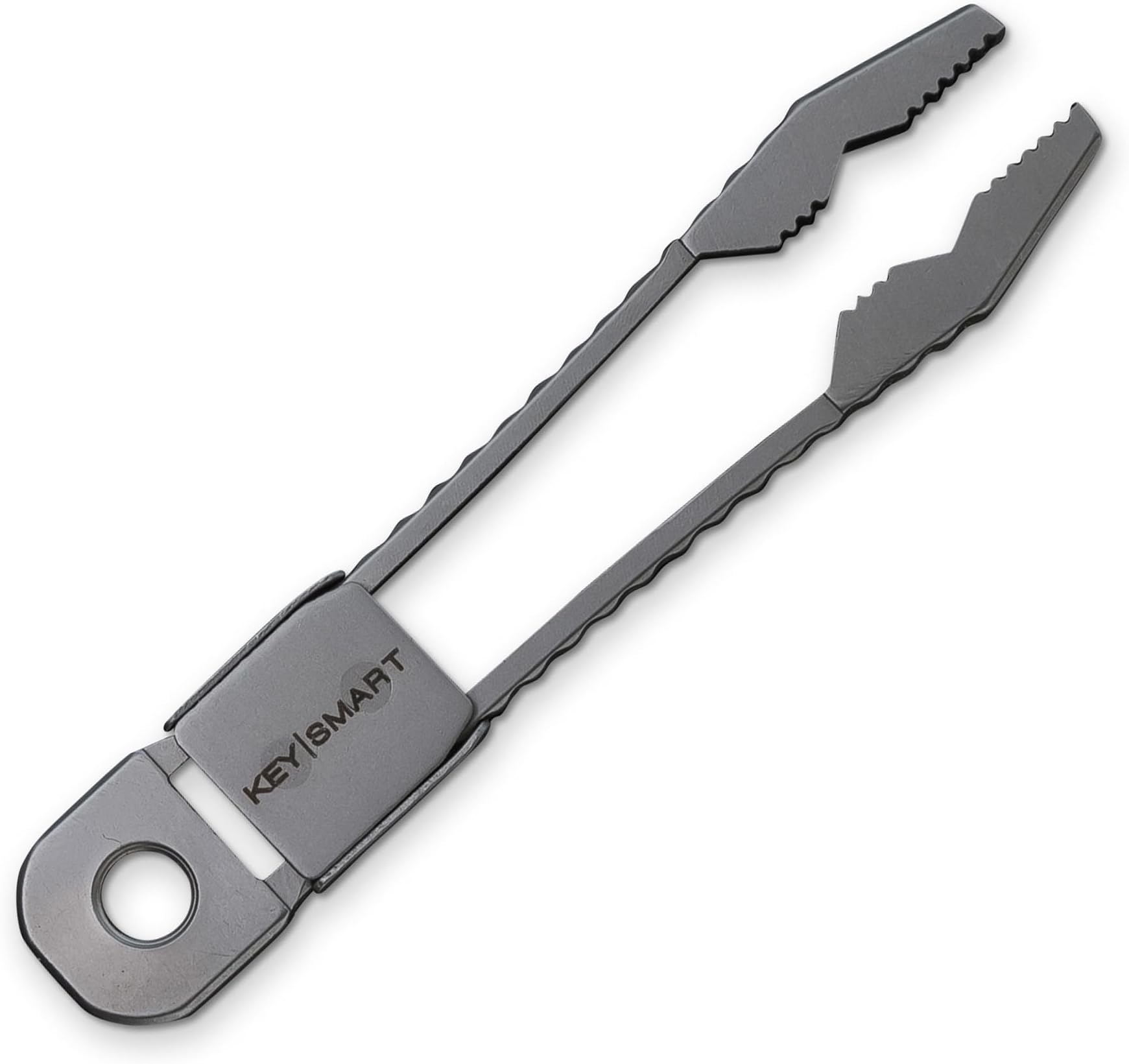 KeySmart Nano Pliers, Mini Pocket Keychain Pliers that fit inside KeySmart, Ideal for Fishing, Camping and other indoor and outdoor uses (Stainless Steel)