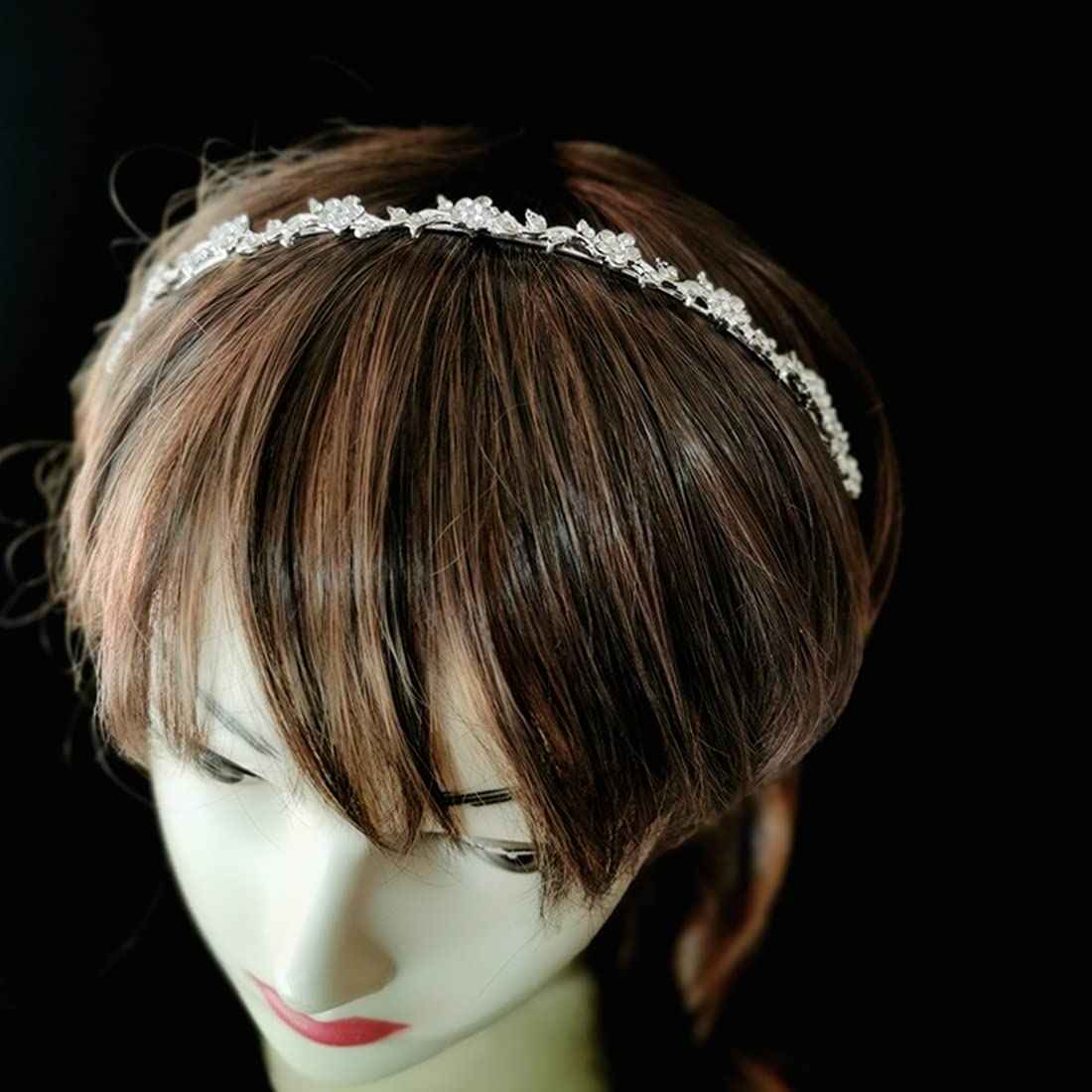 Accessori Capelli Elfo Con Tiara E Orecchini - Cristallo Verde, Stile Vintage Per Cosplay E Feste - Foto 6