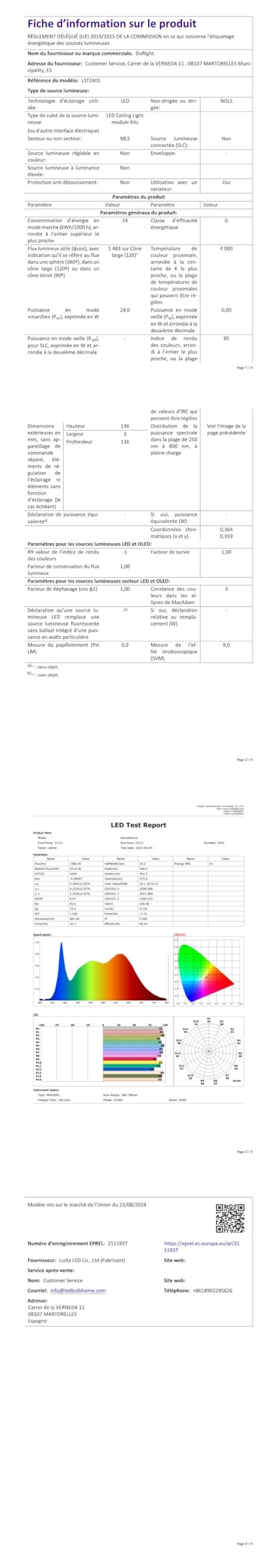 DoRight 24W Módulo De Anillo LED, Con Soporte Magnético Blanco Frío 6000K, Juego De Conversión Para Lámparas De Techo Y Lámparas De Pared, Repuesto De Lámpara Fluorescente Circular