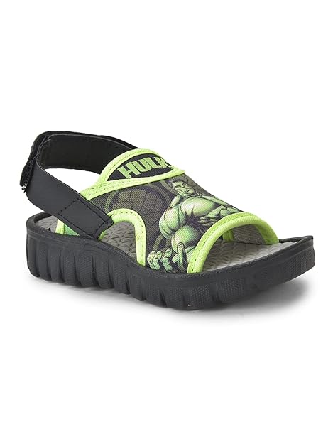 Marvel Avengers by toothless Kids Boys Green Sports Sandals,8 Kids UK