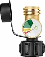 Adaptateur Réserveur Propane Avec Indicateur Niveau - Détection Fuite - Sécurité Renforcée - Code Couleur Pratique