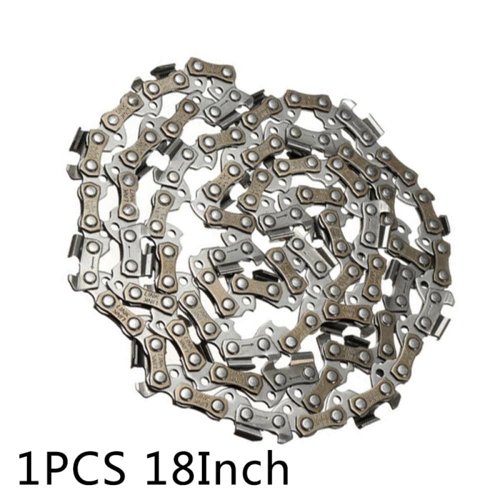 1 pieza 18 pulgadas 45 cm 62 eslabones de transmisión motosierra hoja de cadena 3/8quot; LP 0,050" Piezas de motosierra para corte de madera de calibre, H, b