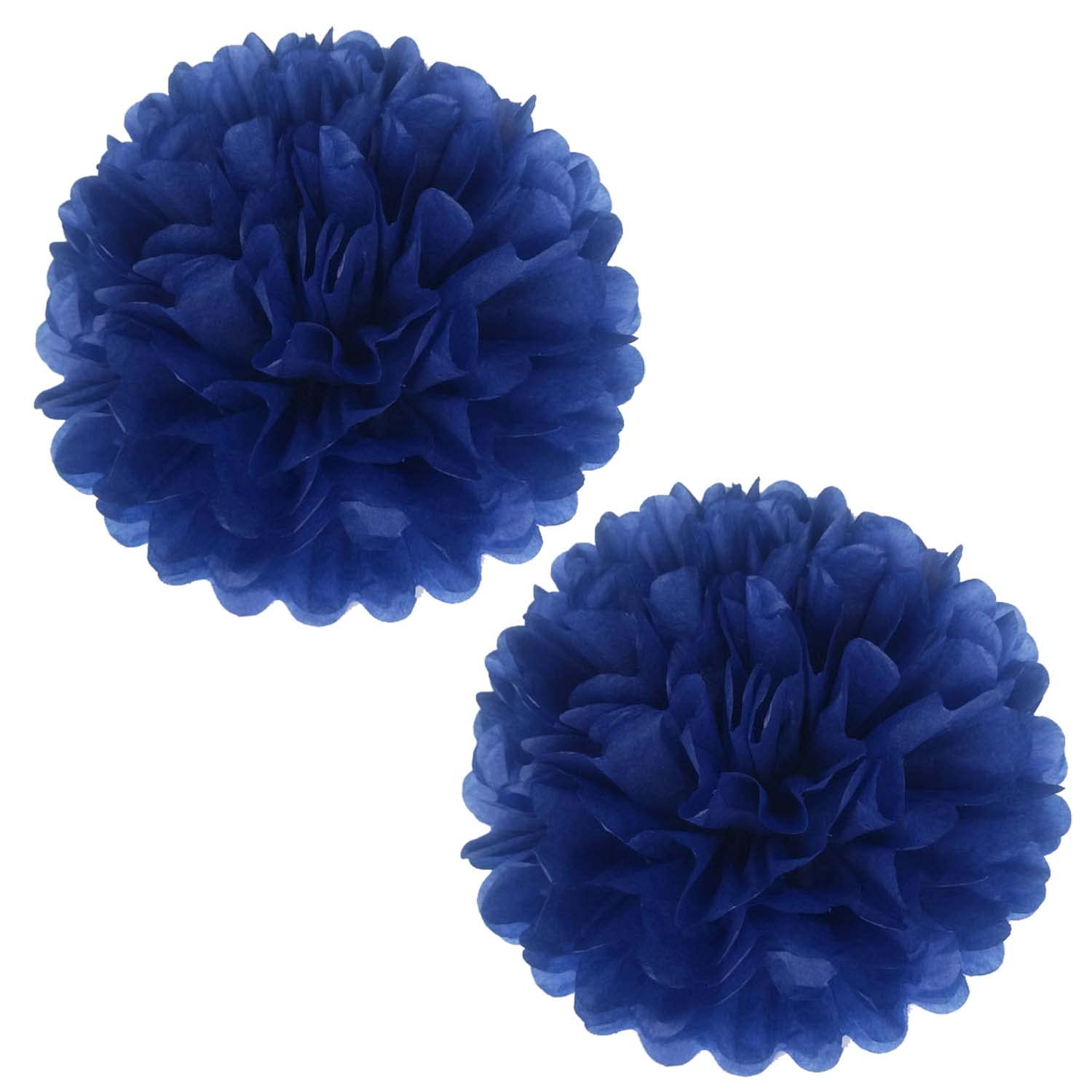 RasuDecor 2Pcs 14” Royal Blue Tissue Paper Flowers PomPom (35cm) for Birthday Boy Girl Kids Baby Shower Graduation Bachelorette Wedding Anniversary Engagement Outdoor decorations pom pom #RasuImpex (14, Royal Blue) (B0BTP8XJ7M) Amazon Price History, Amazon Price Tracker