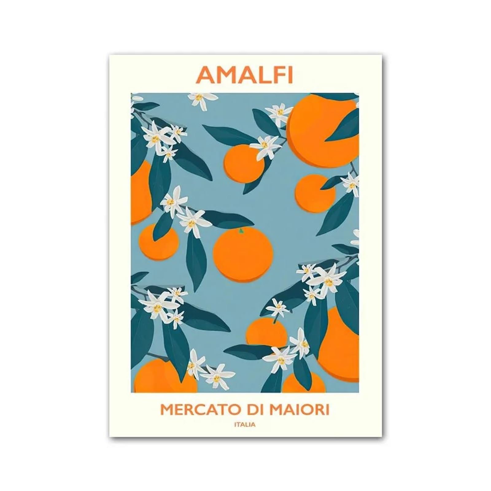 Xenite E Xenit Wall Art Canvas Prints Flower Fruit Market Posters No Fram Retro Canvas Painting For Living Room Corridor Wall Art Pictur Kitchen Bar Decor(,50X70cm)