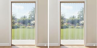 CASA-NEST Polyvinyl Chloride AC Curtain,Size:4.5 ft Wide x 7 ft Long,Transparent AC001,0.15 mm Thick Curtain001 (Pack of 2)