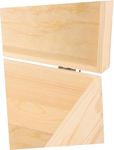 Miniatura 8 de EXCEART Box Wooden Storage Box Rustic Jewelry Case Wood Storage Case Trinket Case Wooden Jewelry Storage Case Wood Jewelry Case Wooden Jewelry