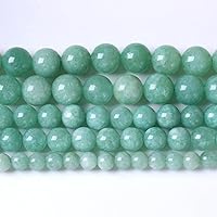 Vista 47 de 60 piezas de cuentas de piedra natural de 6 mm de esmeralda verde Cuentas sueltas redondas de piedra de curación de energía AAA para hacer joyas