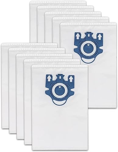 Mamibot 10 bolsas de vacío para Miele GN Airclean, bolsa de polvo con recipiente 3D, compatible con Miele Classic C1, C2C3 completo, S400i S600 S2
