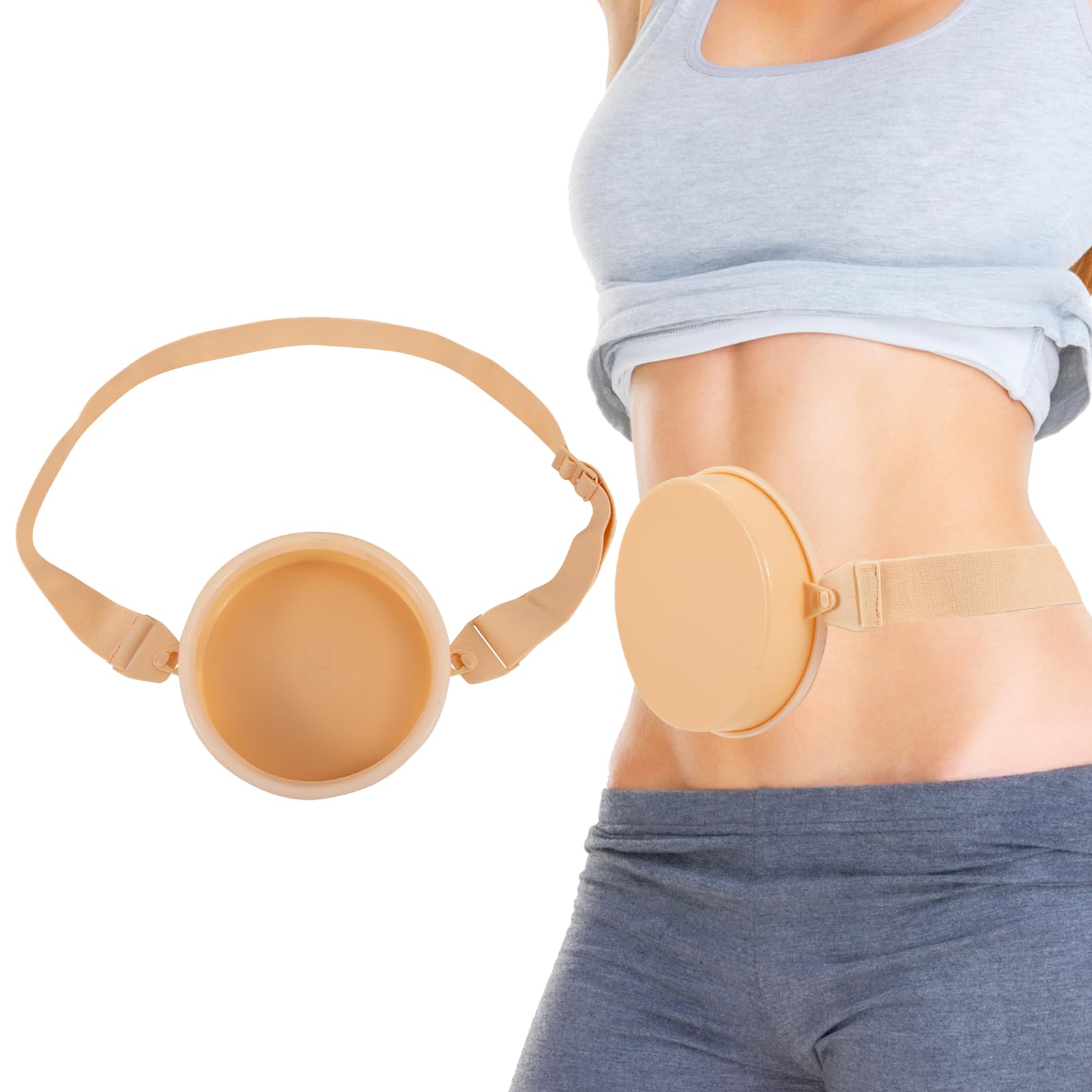 Cubierta De Baño De Ostomía De Estoma, cubierta de baño impermeable con cinturón ajustable ostomía, accesorios bolsas de colostomía