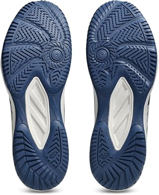ASICS Men's Upcourt 6 Volleyball Shoes, Oyster Grey/Midnight Blue