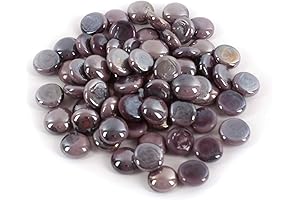 Purple Glass Gems Fire Gems, Fire Drops for Decoration