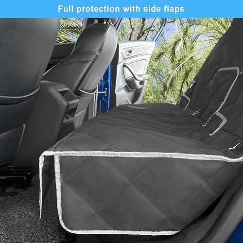 Miniatura 6 de RBSC Home Funda de asiento trasero de automóvil para perros, impermeable, resistente y antideslizante, para automóviles, camiones, jeeps y SUV