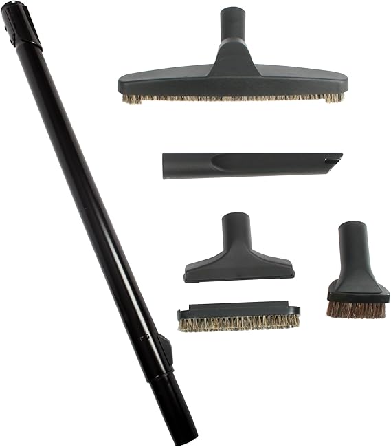 Cen-Tec Systems 93796 Premium Vacuum Attachment Kit Telescoping Wand, Black