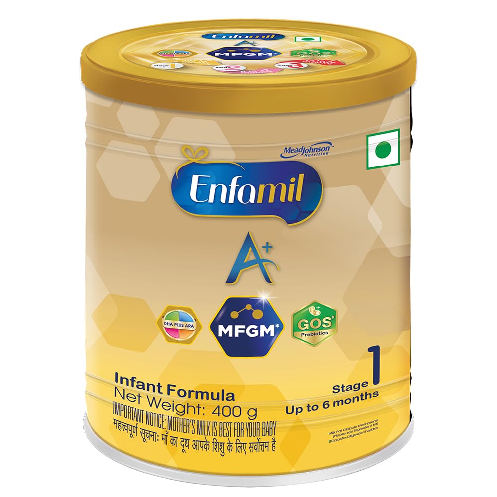 Buy Enfamil A+ Stage 1 Infant Formula (0 To 6 Months) 400Gm, Powder