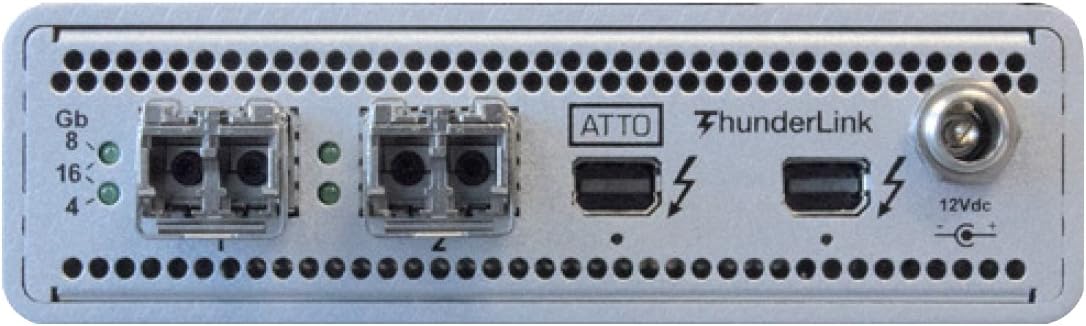 Atto Technology 20Gb/s Thunderbolt 2 (2-port) to 16Gb/s FC (2-Port) Desklink Device TLFC-2162-D00