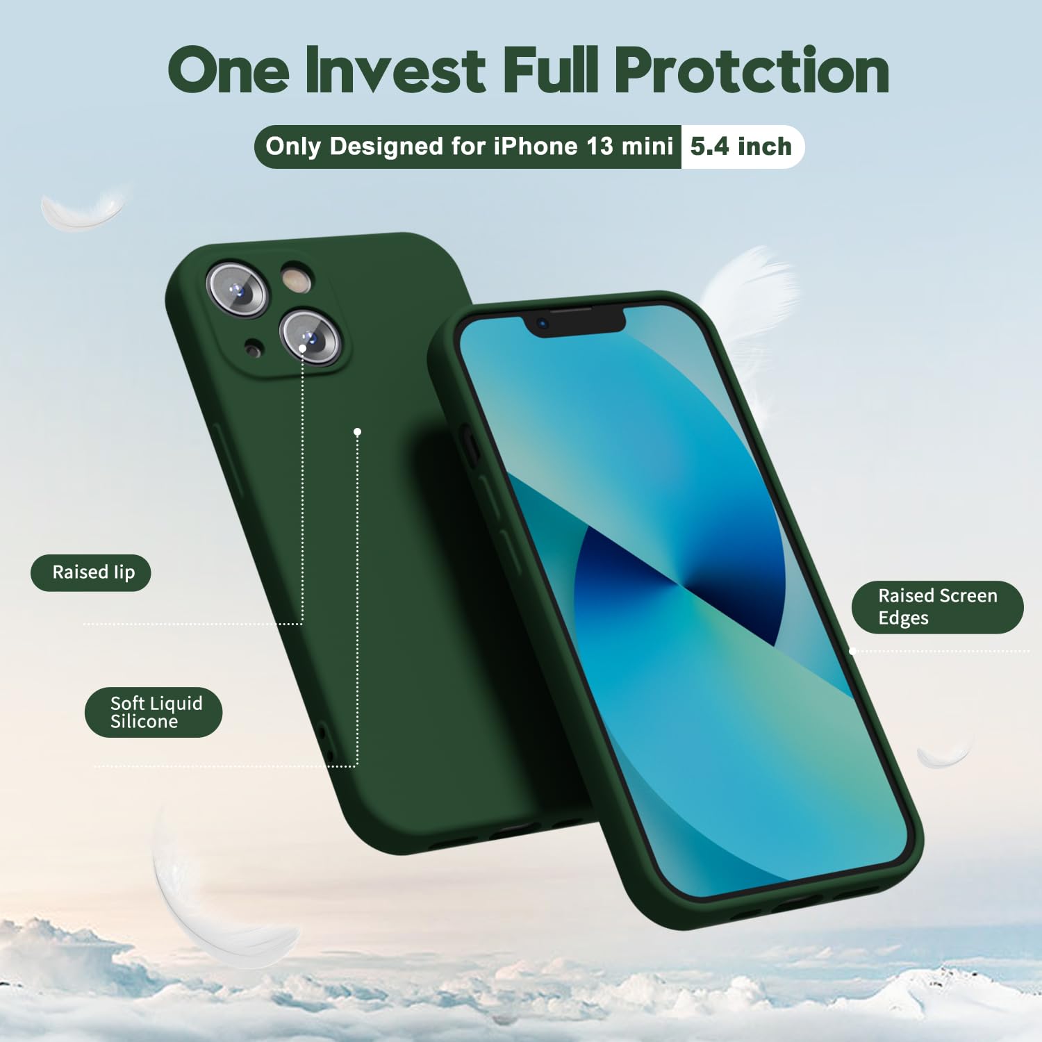oakxco for iPhone 17 Pro Max Phone Case Liquid Silicone, Cute Thin Slim Grip Soft Rubber Gel for Women Men, Smooth Matte TPU Plain Solid Color Girly Simple Case with Camera Cover, Light Pink — view 939