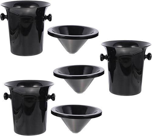 Miniatura 3 de UPKOCH 6 unidades de escupitón de vino, barriles de vino, cubo de hielo con asa, cubeta para bebidas para bar, fiesta, picnic