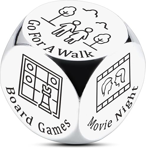 Miniatura 1 de Divertidos juegos de dados de aniversario, regalos de pareja para él, su novio, novia, cita, noche, regalos de acero para pareja, marido, esposa,