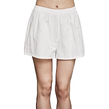 Women Pajama Shorts Y2K Boxer Pants 100% Cotton Pettipants for Under Dress