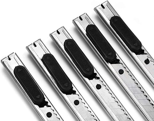 Miniatura 2 de 2 unidsset de acero inoxidable de aleación a presión hoja utilidad cuchillo papelería papel joyería fabricación cuchillo bricolaje arte cortador