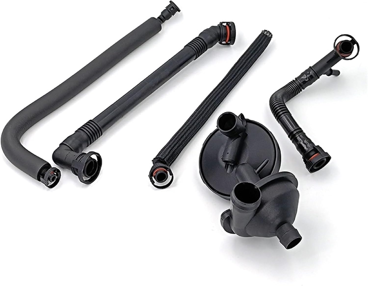 11617504536 11617504535 PCV Crankcase Valve & Breather Hose Kit Compatible With BMW E36 E39 E60 E83 E46 X3 E85 Z4 Roadster 320i 323i