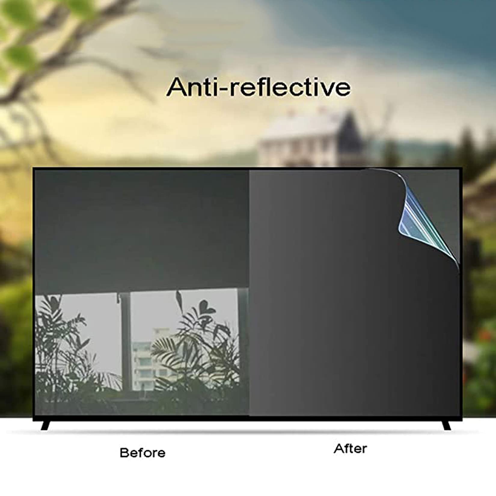 Salvaschermo TV LEYF Per 55 Pollici - Pellicola Protettiva Trasparente Anti-Urto Per LCD, LED, OLED - Foto 7