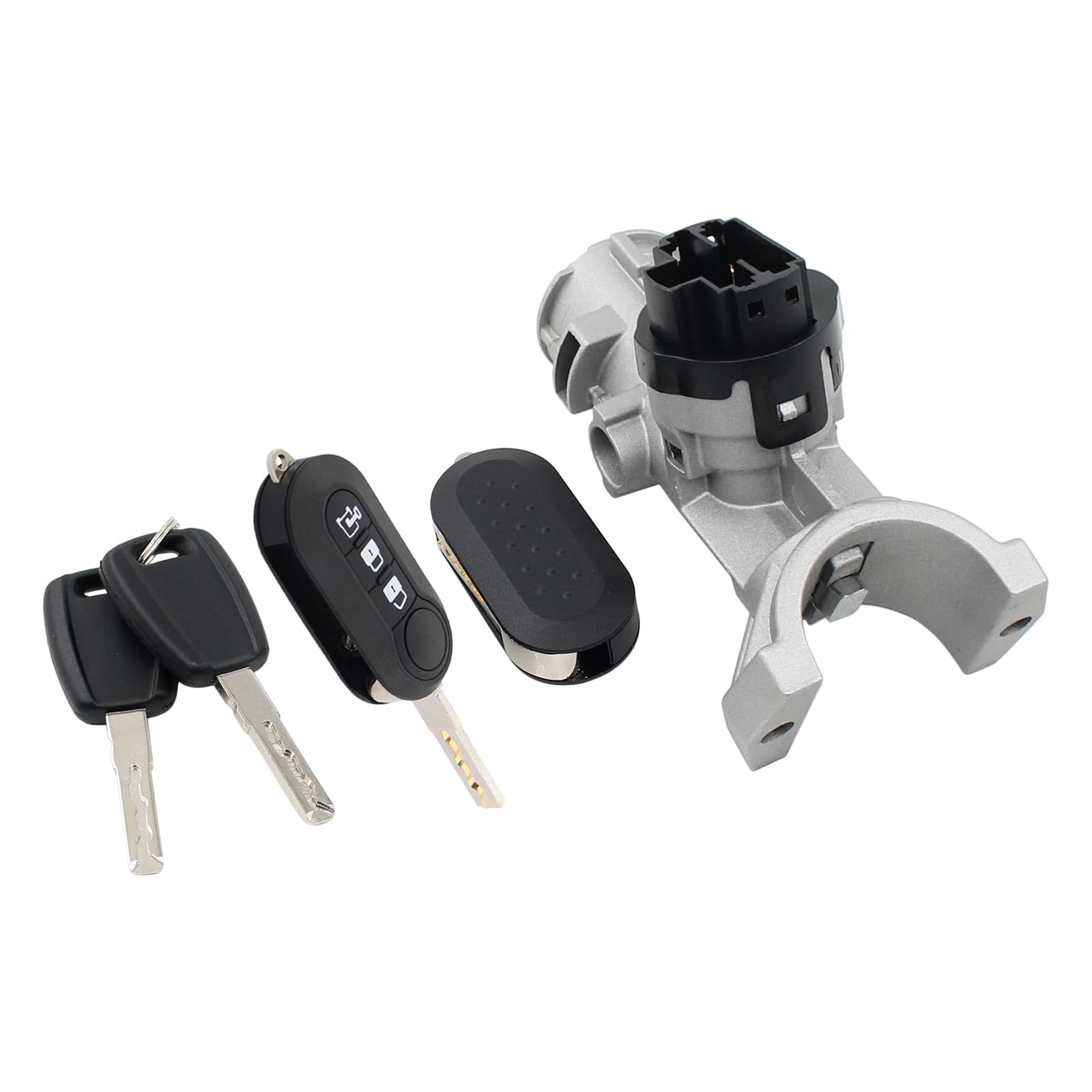 Zündschloss Lenkschloss Zündschalter Zündschlossgehäuse Starterschalter Schließzylinder Satz Zündzylinder Sperrschalter mit Schlüsseln für Jumper Boxer Ducato 250 2006-2021