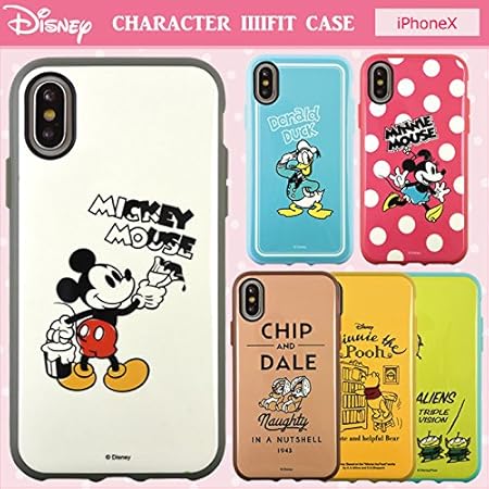 Amazon カラー ミニーマウス Iphonex ディズニー イーフィット ケース キャラクター スマホ カバー ソフト ソフトケース ハード ハードケース シリコン かわいい ミッキー ミニー ドナルド チップデール プー エイリアン アイフォンx Iphonexケース Iphone X