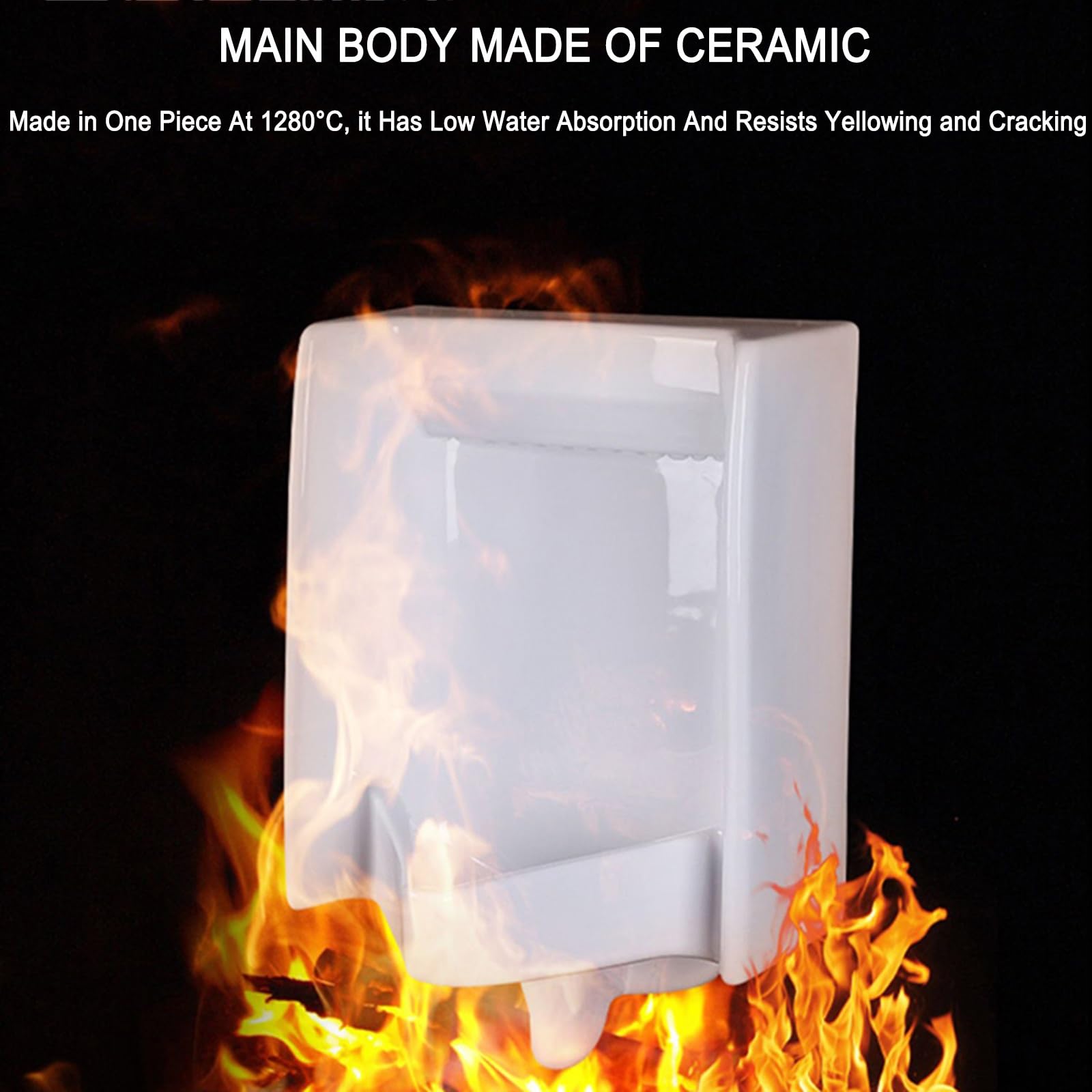Ceramiczny pisuar ścienny dla mężczyzn, odporny na zalanie, czujnik nocny, spłukiwanie, idealny do domu, hotelu, baru i lotniska, oszczędność miejsca, higieniczne rozwiązanie łazienkowe